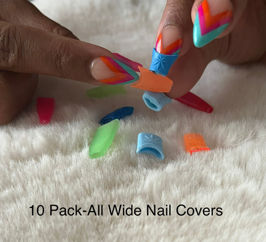 10 Pack- All Wide Nail Covers