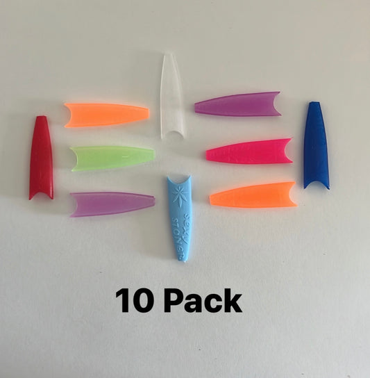 10 Pack- All Slim Fit- Nail Covers